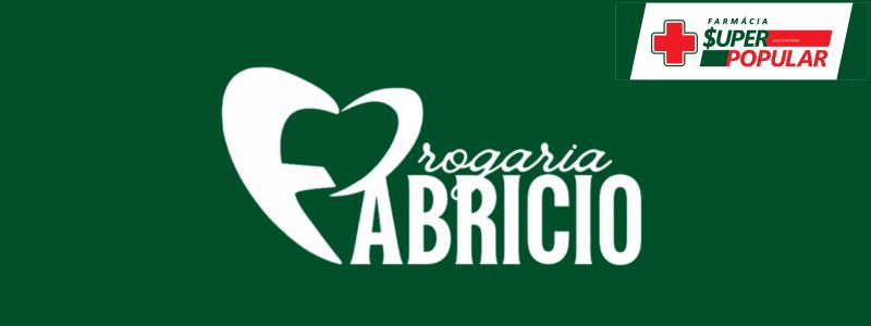 Fachada da Drogaria Fabricio em Sidrolândia-MS